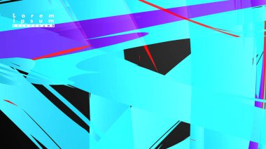 Renkli geometrik arka planlar. Basit form kompozisyonu. Eps10 vektör şablonu