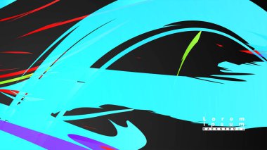 Renkli geometrik arka planlar. Basit form kompozisyonu. Eps10 vektör şablonu