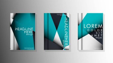 Degrade minimal geometrik desen. üçgen kapağın arka plan tasarımı