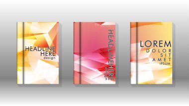 Soyut renkli ve üçgen arka plan eps 10 hazır