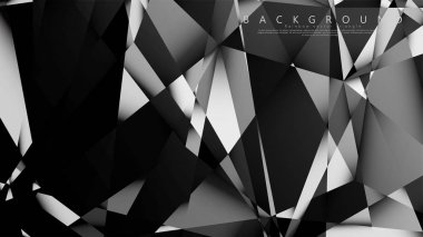 Soyut geometrik arka plan. koyu üçgen vektörü