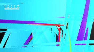 Renkli geometrik arka planlar. Basit form kompozisyonu. Eps10 vektör şablonu