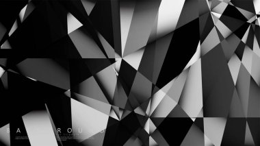 Soyut geometrik arka plan. koyu üçgen vektörü