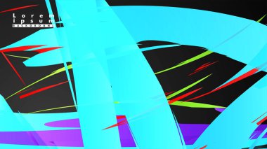 Renkli geometrik arka planlar. Basit form kompozisyonu. Eps10 vektör şablonu