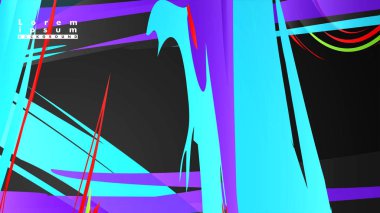 Renkli geometrik arka planlar. Basit form kompozisyonu. Eps10 vektör şablonu