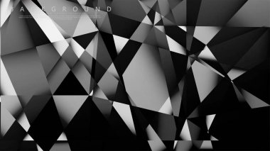 Soyut geometrik arka plan. koyu üçgen vektörü