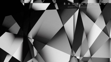 Soyut geometrik arka plan. koyu üçgen vektörü