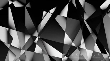 Soyut geometrik arka plan. koyu üçgen vektörü