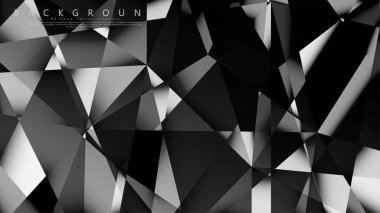 Soyut geometrik arka plan. koyu üçgen vektörü