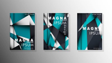 Degrade minimal geometrik desen. üçgen kapağın arka plan tasarımı