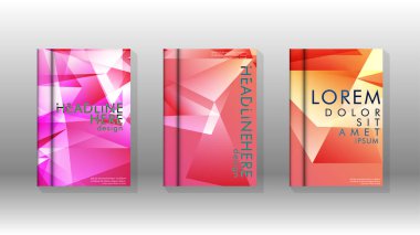 Soyut renkli ve üçgen arka plan eps 10 hazır