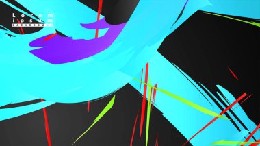 Renkli geometrik arka planlar. Basit form kompozisyonu. Eps10 vektör şablonu