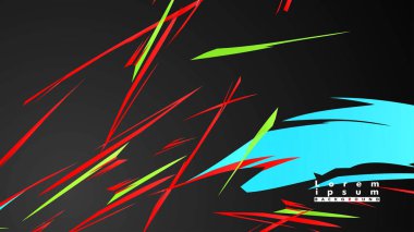 Renkli geometrik arka planlar. Basit form kompozisyonu. Eps10 vektör şablonu