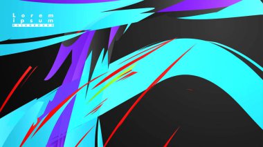 Renkli geometrik arka planlar. Basit form kompozisyonu. Eps10 vektör şablonu