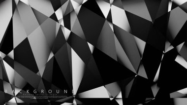 Soyut geometrik arka plan. koyu üçgen vektörü