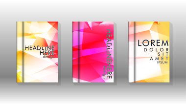 Soyut renkli ve üçgen arka plan eps 10 hazır