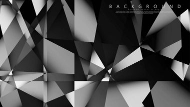 Soyut geometrik arka plan. koyu üçgen vektörü