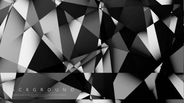 Soyut geometrik arka plan. koyu üçgen vektörü