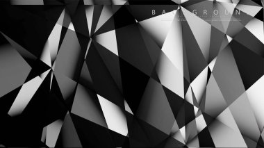 Soyut geometrik arka plan. koyu üçgen vektörü