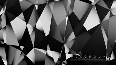 Soyut geometrik arka plan. koyu üçgen vektörü