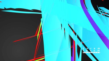 Renkli geometrik arka planlar. Basit form kompozisyonu. Eps10 vektör şablonu