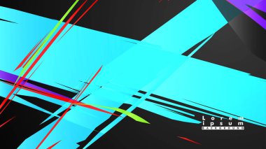 Renkli geometrik arka planlar. Basit form kompozisyonu. Eps10 vektör şablonu