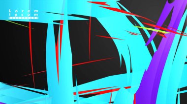 Renkli geometrik arka planlar. Basit form kompozisyonu. Eps10 vektör şablonu