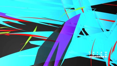 Renkli geometrik arka planlar. Basit form kompozisyonu. Eps10 vektör şablonu