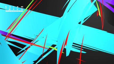 Renkli geometrik arka planlar. Basit form kompozisyonu. Eps10 vektör şablonu