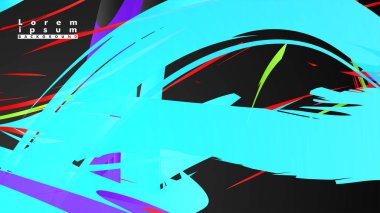 Renkli geometrik arka planlar. Basit form kompozisyonu. Eps10 vektör şablonu