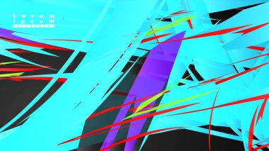 Renkli geometrik arka planlar. Basit form kompozisyonu. Eps10 vektör şablonu