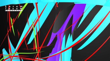 Renkli geometrik arka planlar. Basit form kompozisyonu. Eps10 vektör şablonu