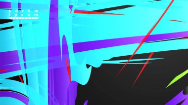 Renkli geometrik arka planlar. Basit form kompozisyonu. Eps10 vektör şablonu