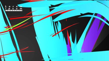 Renkli geometrik arka planlar. Basit form kompozisyonu. Eps10 vektör şablonu