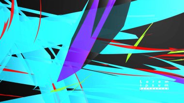 Renkli geometrik arka planlar. Basit form kompozisyonu. Eps10 vektör şablonu