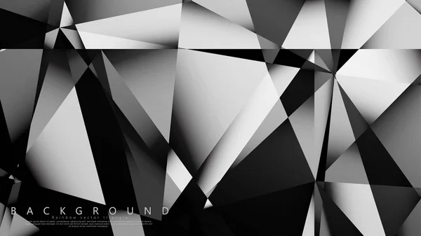 Fondo geométrico abstracto. vector de triángulo oscuro — Archivo Imágenes Vectoriales