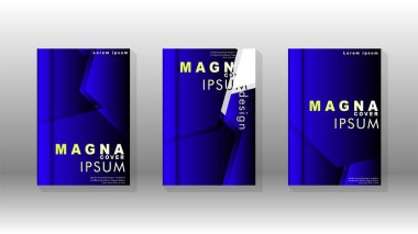 Soyut vektör düzeni arka planı. Broşürler, yıllık, dergi, vektör şablonları vb. için Eps 10'da altıgen desenlerin modern tasarımı