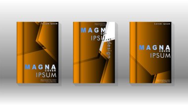 Soyut vektör düzeni arka planı. Broşürler, yıllık, dergi, vektör şablonları vb. için.