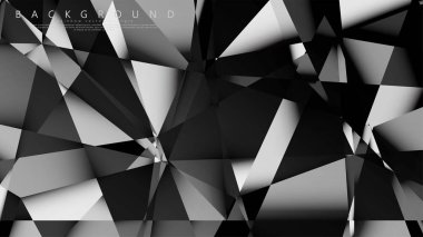 Soyut geometrik arka plan. koyu üçgen vektörü