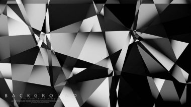 Soyut geometrik arka plan. koyu üçgen vektörü