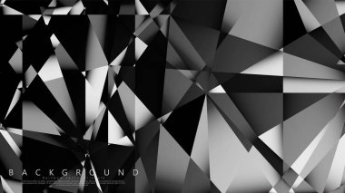 Soyut geometrik arka plan. koyu üçgen vektörü