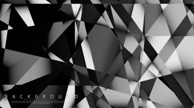 Soyut geometrik arka plan. koyu üçgen vektörü