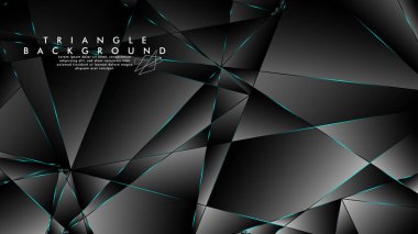 Soyut Arka Plan Geometrik lüks çokgen desenleri ile. Mavi Işık üçgen çizgisi