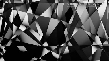 Soyut geometrik arka plan. koyu üçgen vektörü