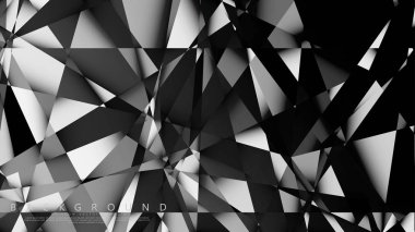 Soyut geometrik arka plan. koyu üçgen vektörü