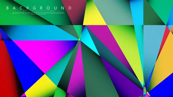Licht mehrfarbigen Regenbogen-Vektor Hintergrund Mosaik-Dreieck. geometrischer Illustrationsstil mit Verläufen und Transparenz. Dreieck-Muster — Stockvektor