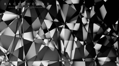 Soyut geometrik arka plan. koyu üçgen vektörü