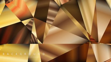 Soyut geometrik arka plan. vektör gradyan altın üçgen