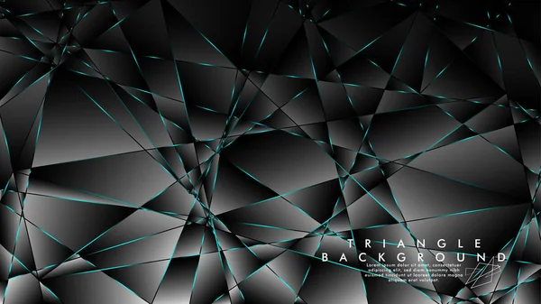 Soyut Arka Plan Geometrik lüks çokgen desenleri ile. Mavi Işık üçgen çizgisi