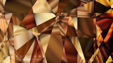 Soyut geometrik arka plan. vektör gradyan altın üçgen